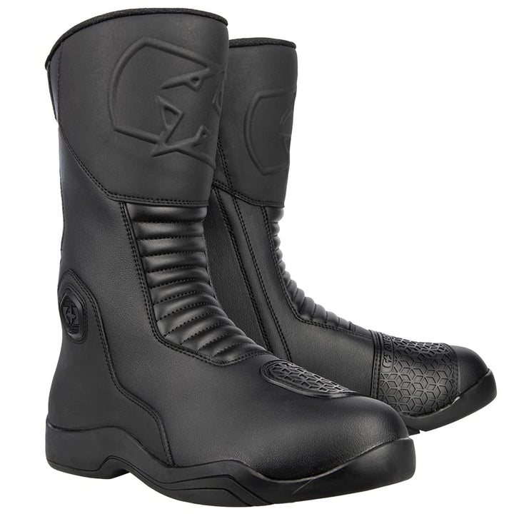 Oxford Herren Tracker 2.0 Motorradstiefel 40 EU Schwarz, 40 EU Schwarz