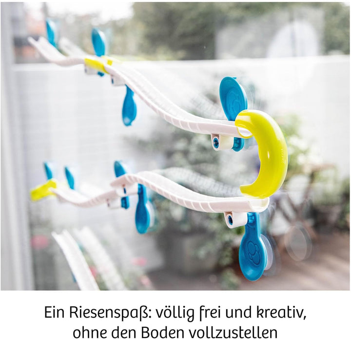 KOSMOS 617288 Gecko Run - Starter-Set, Starter Set, Erweiterbare Kugelbahn für Kinder, Vertikale Kug