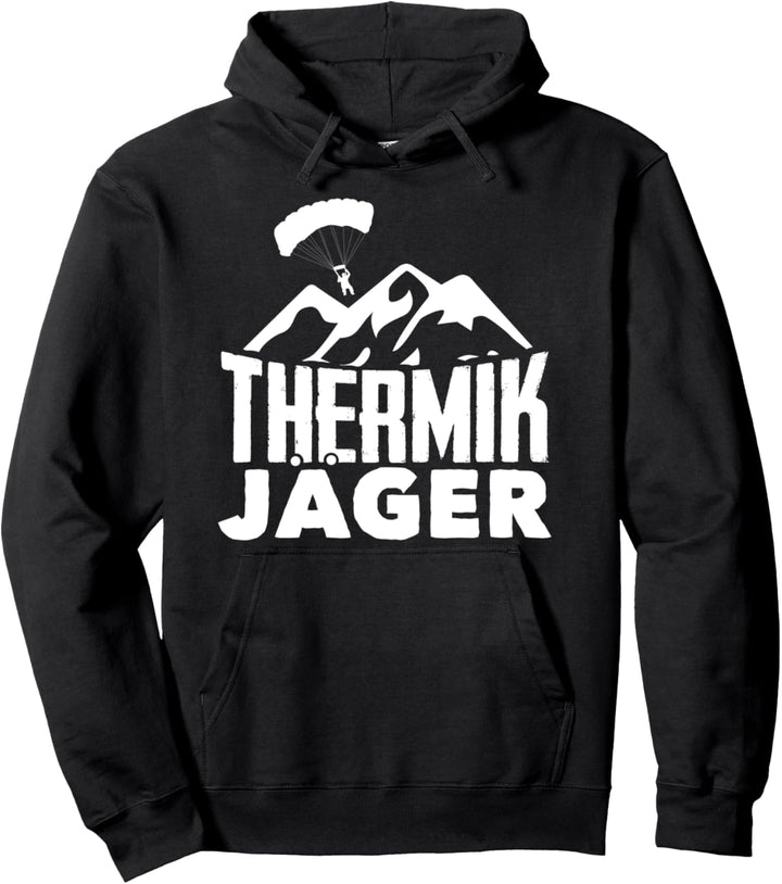 Thermik Jäger Paraglider Paragliding Gleitschirm Pullover Hoodie