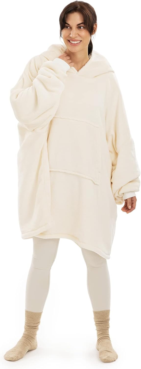 HOMELEVEL Unisex Sweatshirt Hoodie Pullover - Pulli mit Kapuze für Damen und Herren - Kuschel Sweats