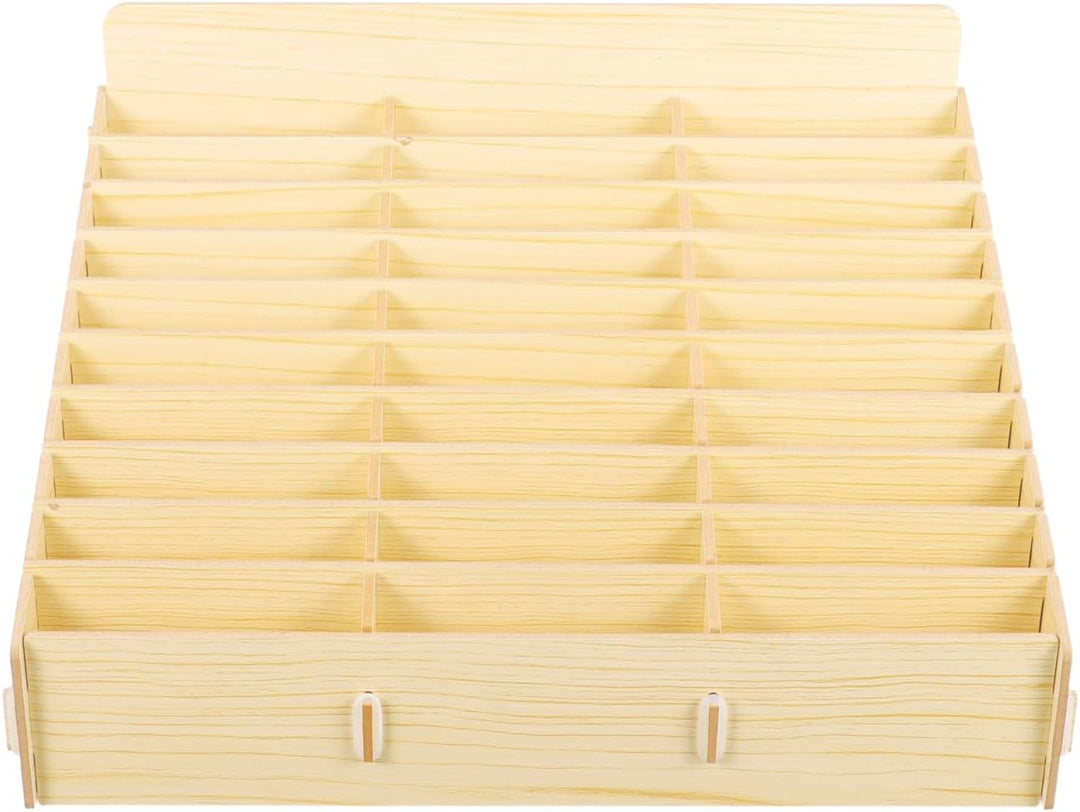 Operitacx Holz Handy Aufbewahrungsbox Mit 30 Fächern Mobile Phone Storage Box Für Klassenzimmer Und