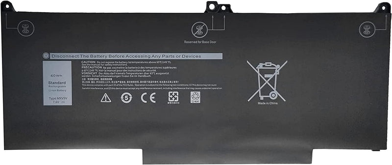 AKKEE MXV9V Laptop Akku für Dell Latitude 5300 5310 7300 7400 E5300 E5310 E7300 E7400 Inspiron 7300