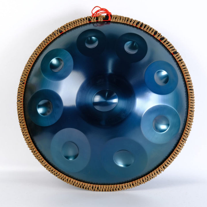 ENLLY Stahlzungentrommel Runde Steel Tongue Drum 22 Zoll 9 Tone D-Moll Zungentrommel Schlagzeug Inst