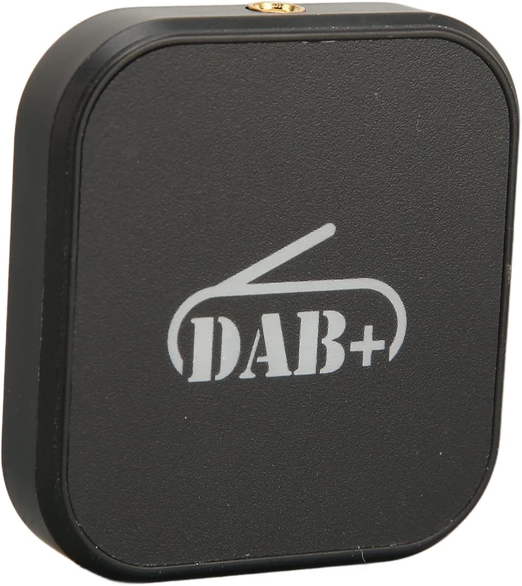 Tonysa Auto DAB+ Digital Radio Adapter,DAB+ Autoradio Empfänger Adapter,Tragbares Externe DAB+ Digit