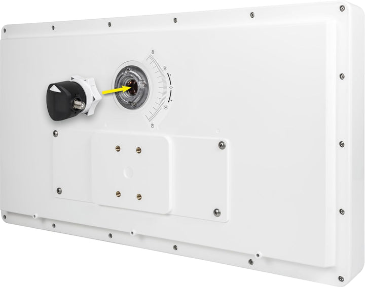 Megasat Flachantennen Set – D1 Profi-Line (1 Teilnehmer, inkl. 10 m Kabel, Satfinder, Fensterdurchfü