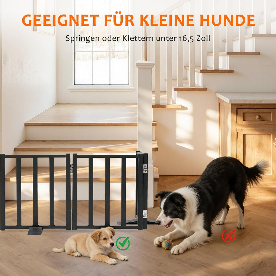 Snagle Paw Hundegitter mit Standfüssen für kleine Hunde und Welpen,42cm Hoch | Niedriges Absperrgitt