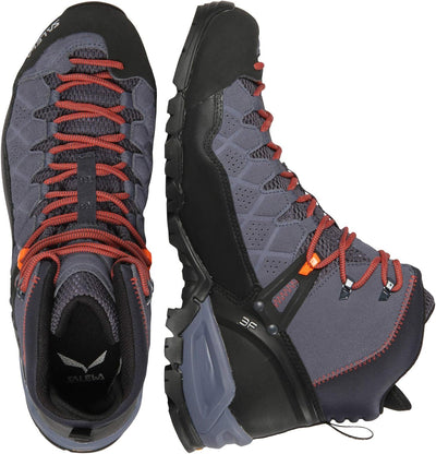 Salewa Herren Ms Alp Trainer Mid GTX Trekking-& Wanderstiefel 39 EU Ombre Blue Fluo Orange, 39 EU Om