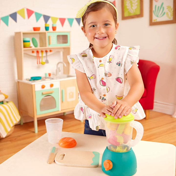 B. toys - Mini Chef - Fruchtiger Smoothie Spielset - Smoothie Spielset - Spielzeug-Mixer & Zubehör f