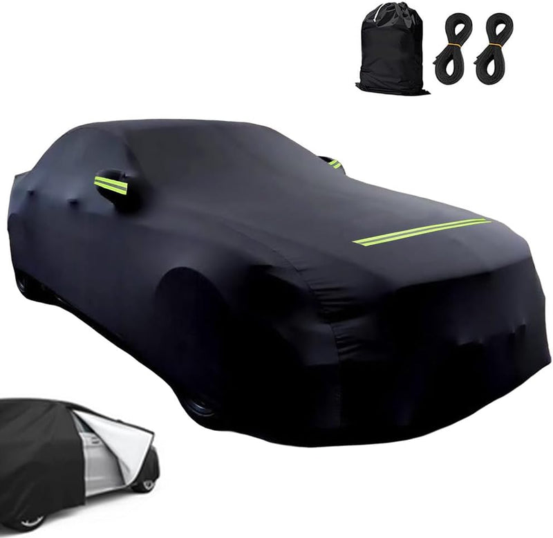 Autoabdeckung 190T/210D Sedan Autohülle Auto Autoplane Staubdicht Wasserdicht Autogarage Vollgarage