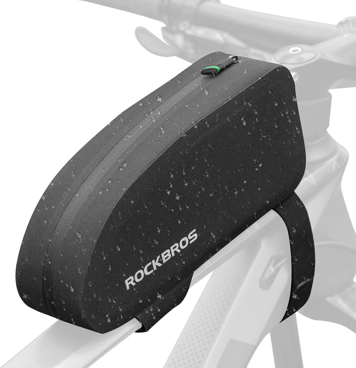 ROCKBROS Fahrrad Rahmentasche 100% Wasserdicht, Robust & Sicher Befestigung Fahrradtasche Lenkertasc