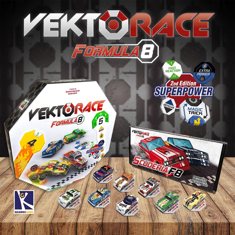 VEKTORACE - mit vormontierten Autos und Super Power. Das Spiel, das EIN echtes Autorennen auf Ihrem