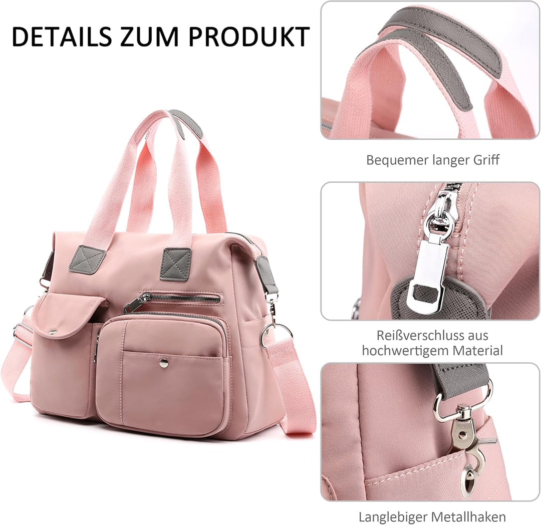 DORRISO Damen Handtasche Umhängetasche Schultertasche Casual Umhängetaschen Gross Kapazität Schulter