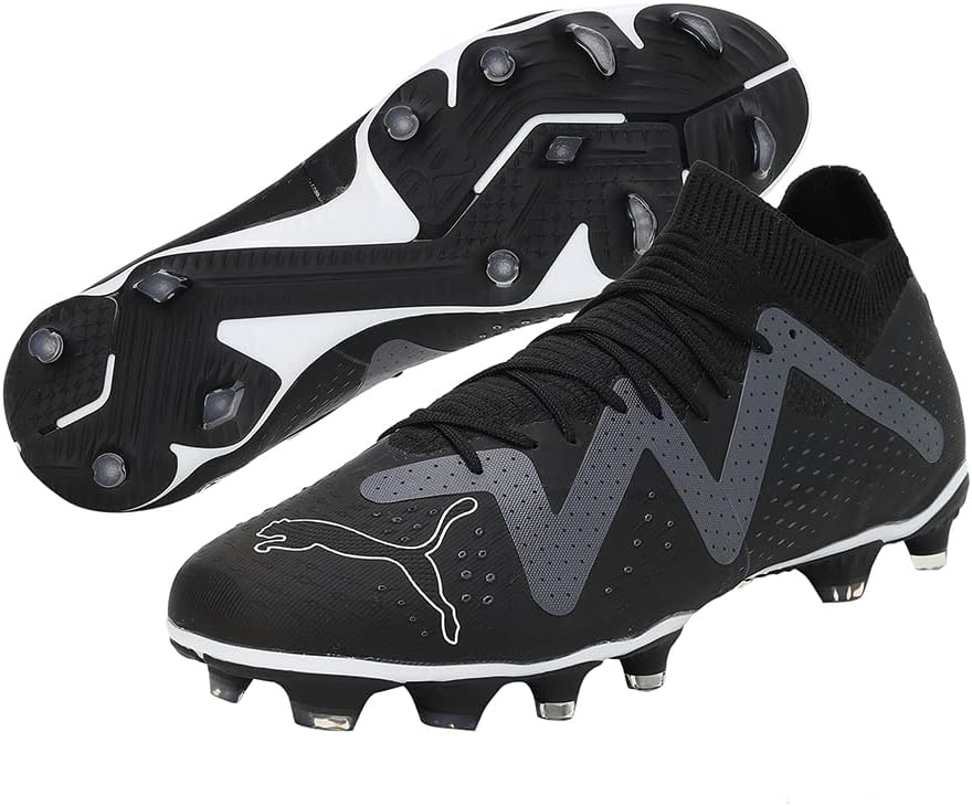 PUMA Herren Future Match Fg/Ag Fussballschuh, 40.5 EU Puma Black Puma White