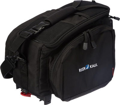 KLICKfix 0267RB Farradtasche Rackpack 2 Plus für Rackt Gepäckträgertasche, Schwarz, 35 x 30 x 23 cm,