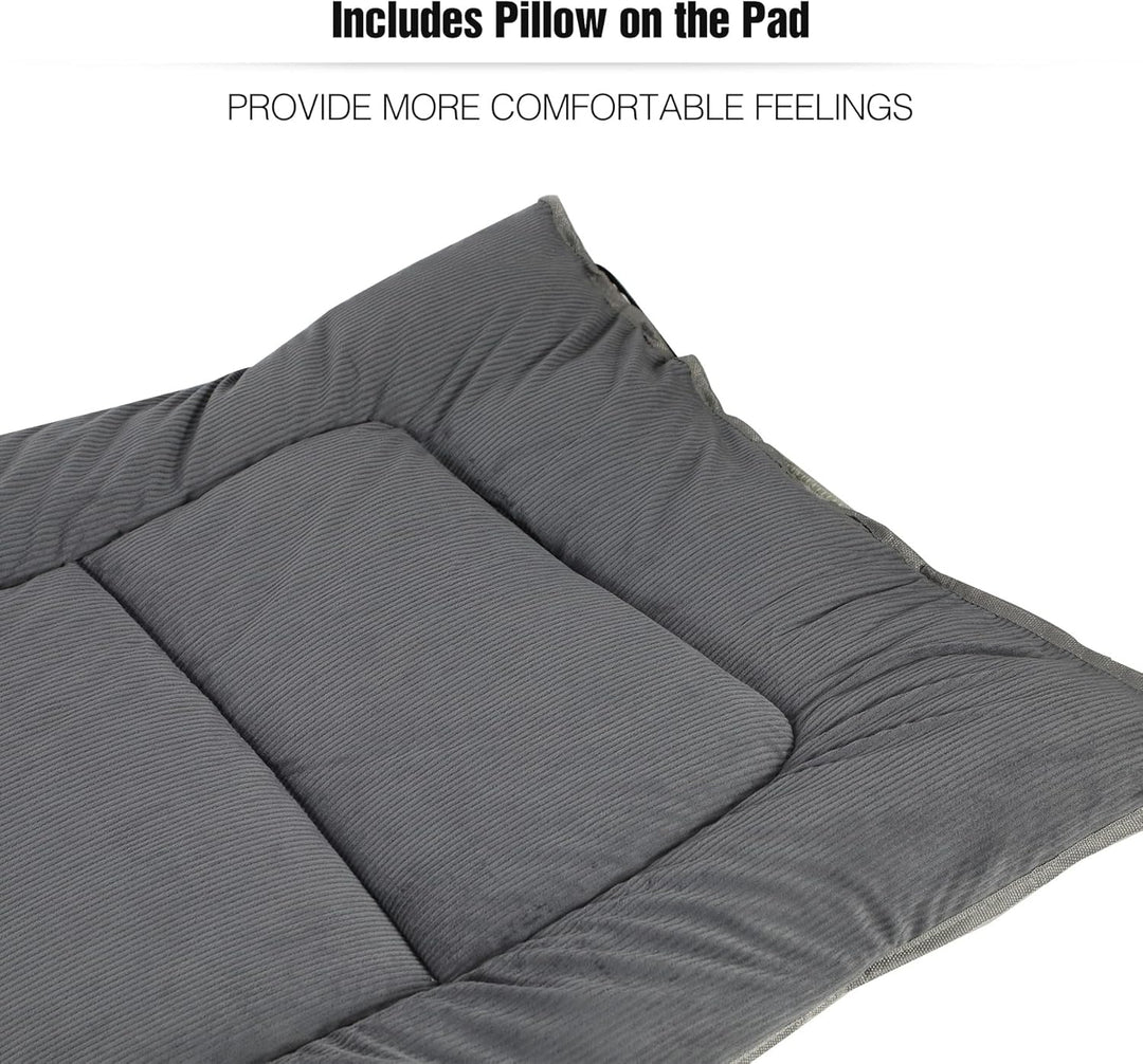 REDCAMP XL Weich Campingbett Feldbettauflage,Martratze für Feldbett Klappbar 190 x 75 cm,Bequem Gut