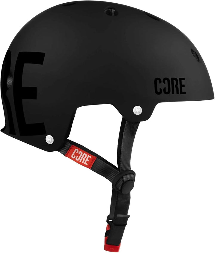 Core Schutzhelm Skate/BMX/Bike/MTB/Roller Derby/Roller All Black XL, All Black XL
