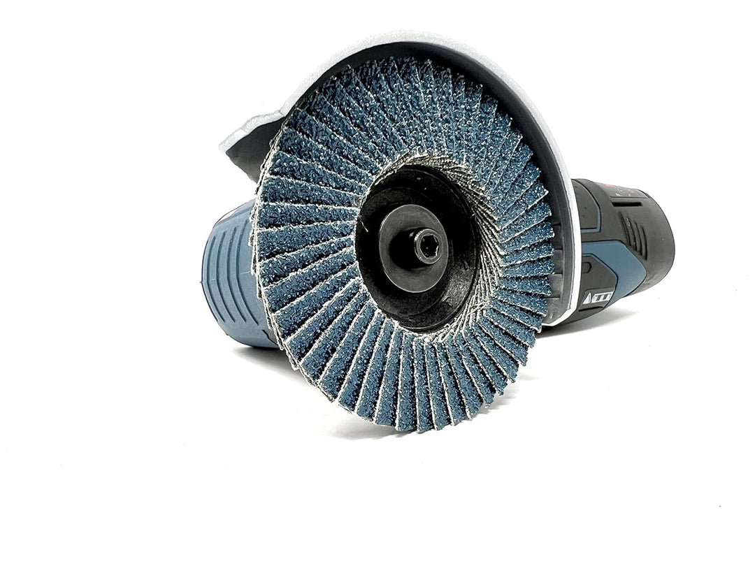 4er Set Fächerscheibe 76x10mm Körnung 40 passend für Bosch GWS 10,8 10 8 12V 12 76 Zubehör Mini Akku