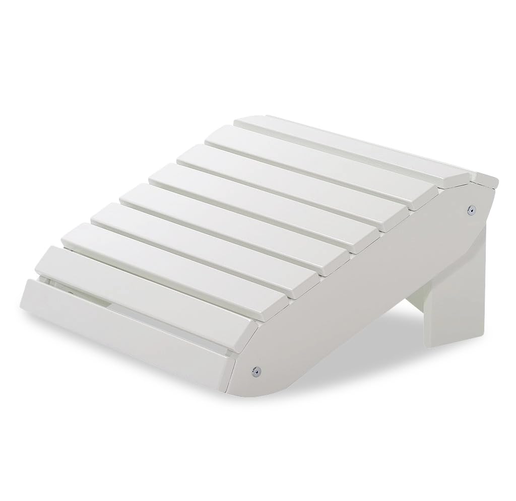 Original Dream-Chairs since 2007 Adirondack Footrest Comfort de Luxe in weiss