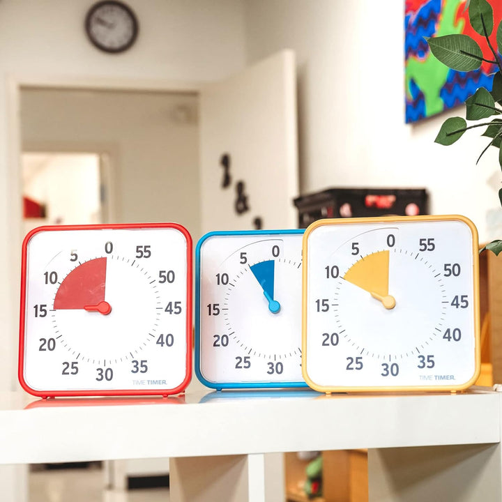 Time Timer Medium Klassenzimmer-Set–60 Min. Visueller Timer für Kinder mit Trocken Abwischbaren Akti