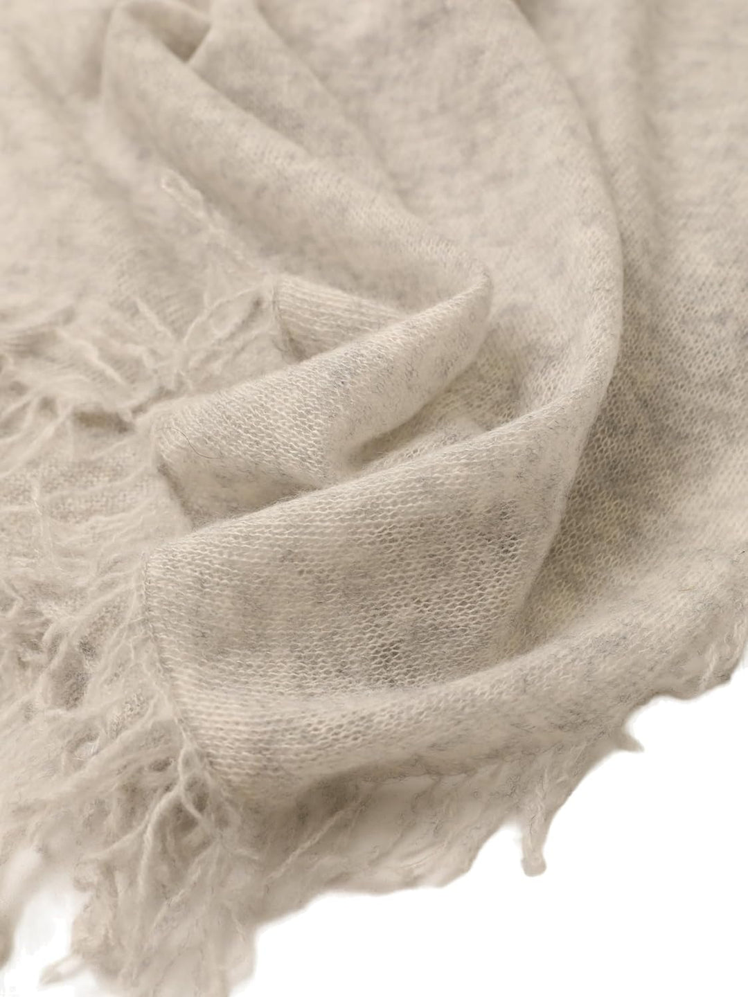 200/70 cm Wolken-Weich flauschig federleicht Damen 100% Kaschmir-Schal Cashmere Umschlagtuch Fransen