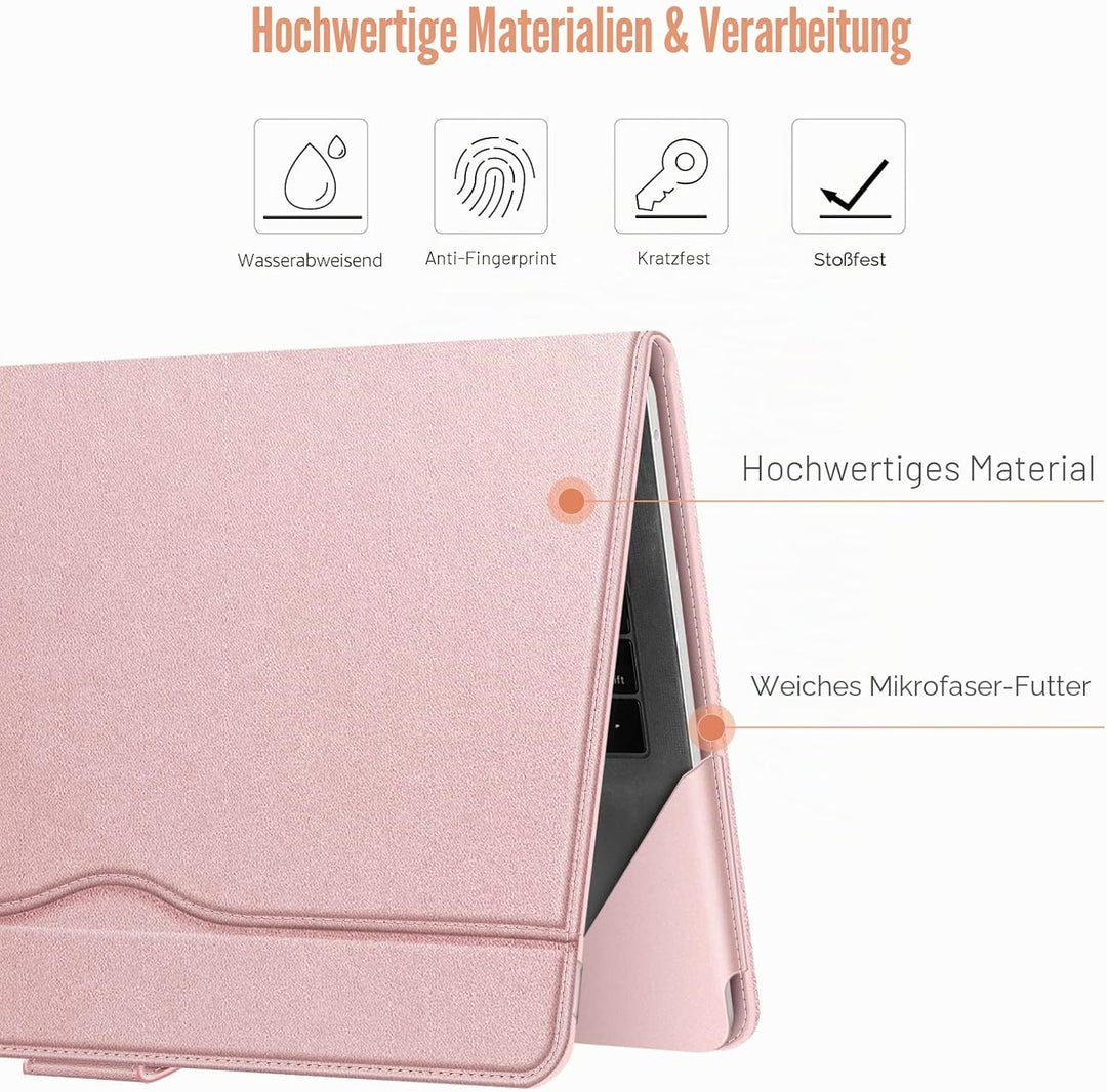 Fintie Hülle Kompatibel mit MacBook Air M3 M2 13.6 (2024-2022), MacBook Air M1 13 (2020-2018) und Ma