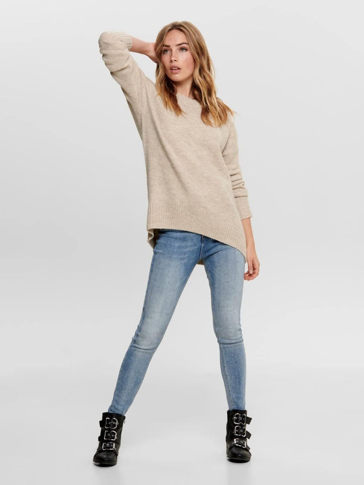 ONLY Female Strickpullover Detailreicher Strickpullover XS Nomad/Detail:w. Melange, XS Nomad/Detail: