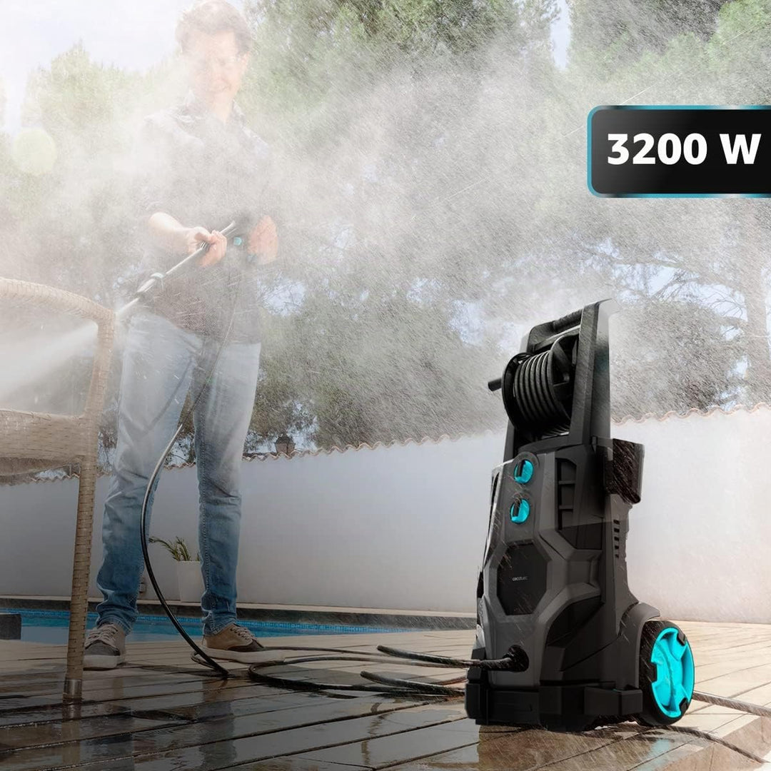 Cecotec Hochdruckreiniger HydroBoost 3200 TotalClean, 3200 W, Brushless-Motor, für Zuhause, Garten o
