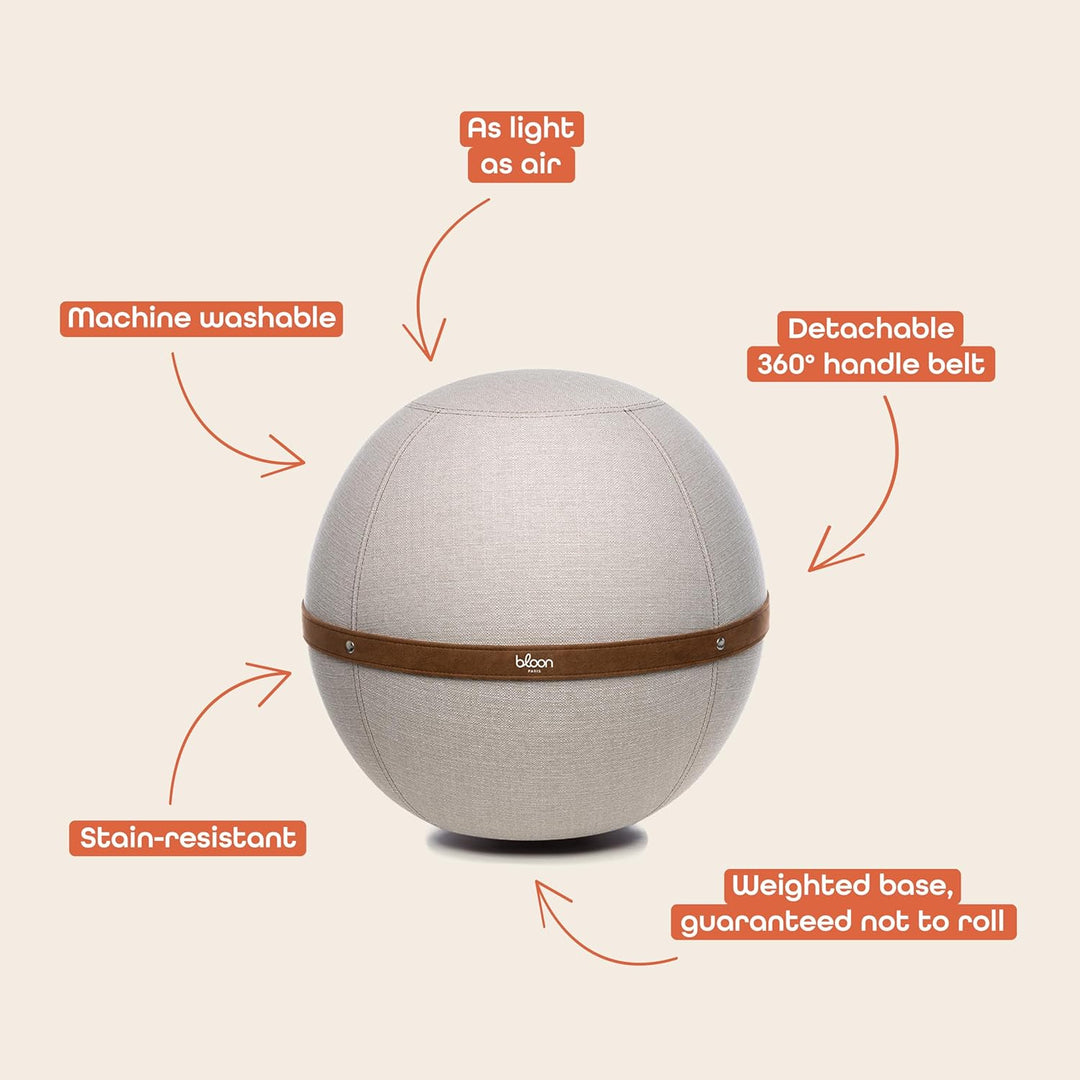 Bloon Paris ORIGINAL Design Sitzball XL Ivory P65_104