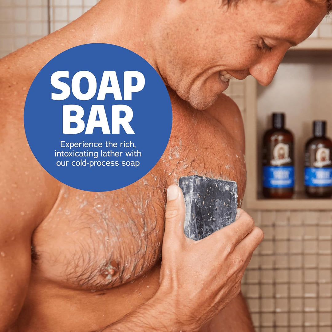 Dr. Squatch Men's Bar Soap - 1 Bar - Fresh Falls - All Natural for Men - Smell like a Crisp Forest W