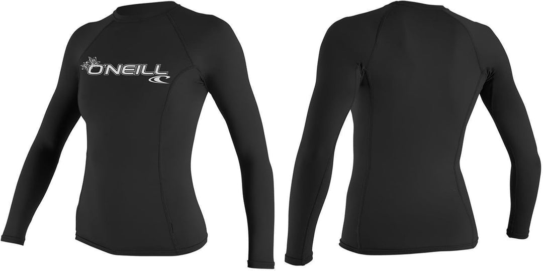 O'Neill Wetsuits Damen O'neill Basic Skins UPF 50+ Short Sleeve Rash Guard Wms Basic Skins L/S Crew
