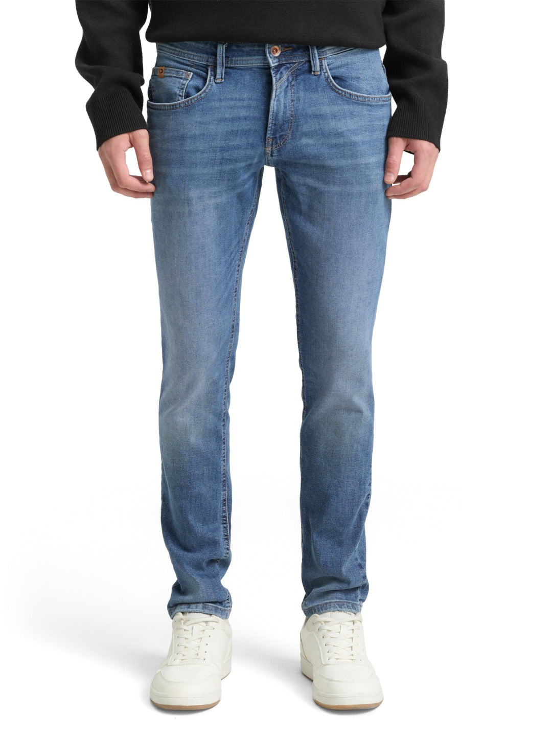 TOM TAILOR Denim Herren Skinny Culver Jeans aus Bio-Baumwolle 28W / 32L 10118 - Used Light Stone Blu