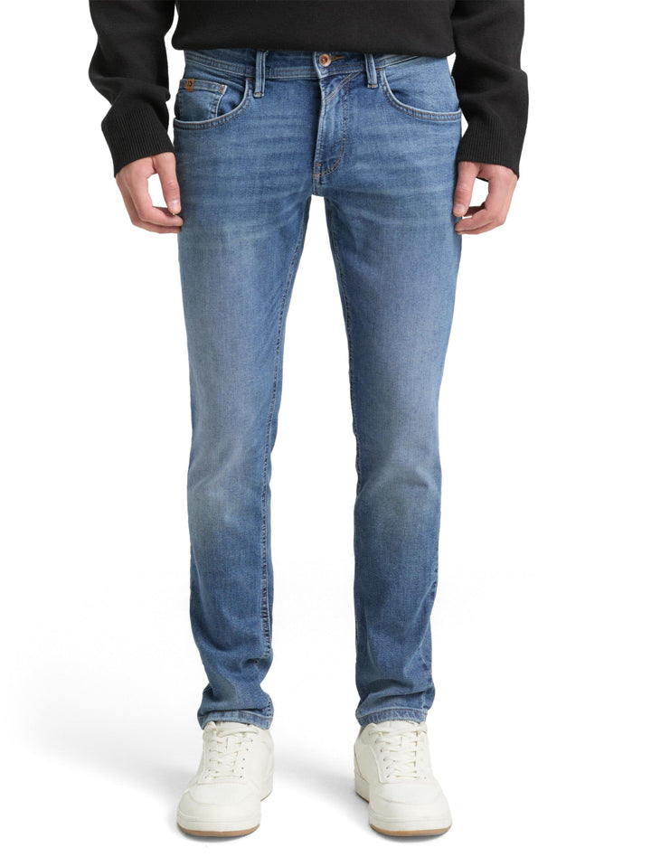 TOM TAILOR Denim Herren Skinny Culver Jeans aus Bio-Baumwolle 28W / 32L 10118 - Used Light Stone Blu