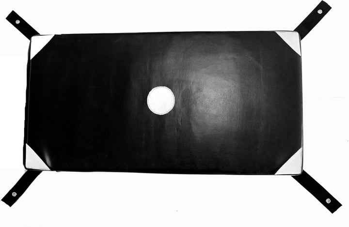 BAY Wall Catcher Wandschlagpolster 68 x 34 cm Gross schwarz weiss Modell 2017 Leder PU Sport Makiwar