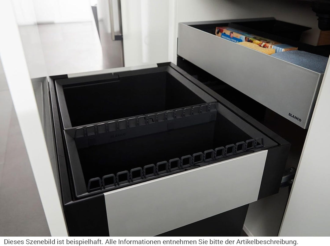 BLANCO SELECT II 45/2 | Kunststoff, Aluminium | 45er Unterschrank | Auszugssystem zur Frontanbindung
