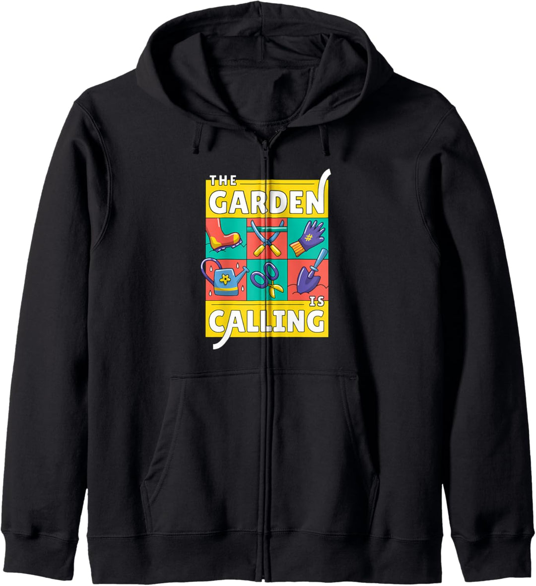 The Garden is Calling I Der Garten Ruft Lustiges Gärtner Kapuzenjacke