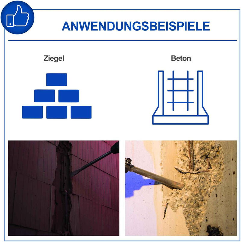 Scheppach Abbruchhammer AB1500x Betonhammer | 20J Schlagkraft | 1300W Leistung | SDS-Max | 4100 BPM