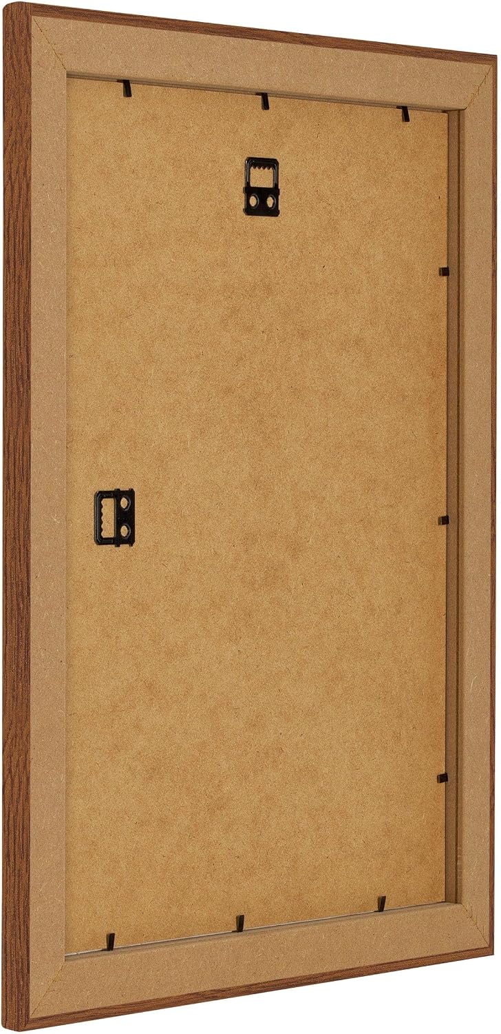 yd. Your Decoration - Bilderrahmen 75x100 cm - Eiche Rustikal - Bilderrahmen aus MDF mit Acrylglas -