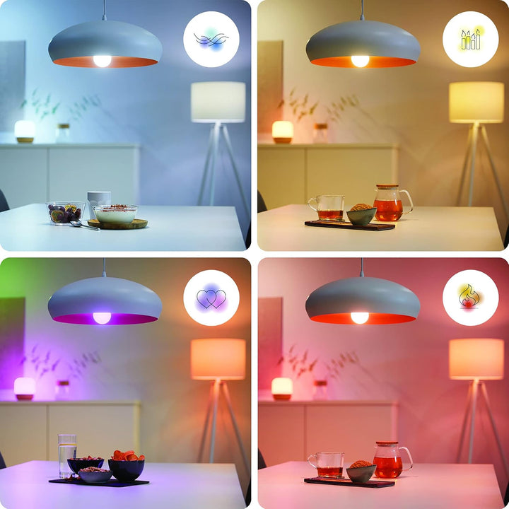 WiZ Hero Tischleuchte, Tunable White & Color, dimmbar, warm- bis kaltweiss, 16 Mio. Farben, smarte S