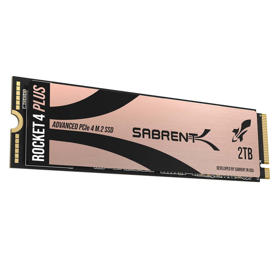 SABRENT M.2 NVMe SSD 2TB Gen 4, Internes Solid State 7100 MB/s Lesen, PCIe 4.0 intern Festplatte Für