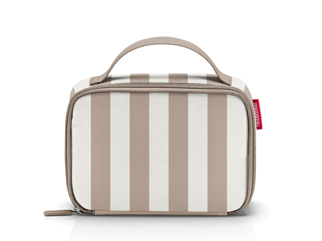 reisenthel thermocase summerstripes coffee – Kleine Kühltasche für Kosmetik, Medikamente, Snacks u.