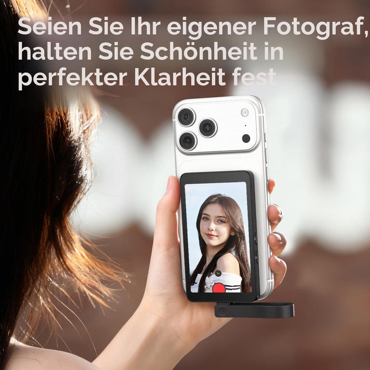 ULANZI VM1 Magnetischer Handy Selfie Monitor 3,97" IPS, 4K 60FPS Vlog Bildschirm, Magsafe Plug & Pla