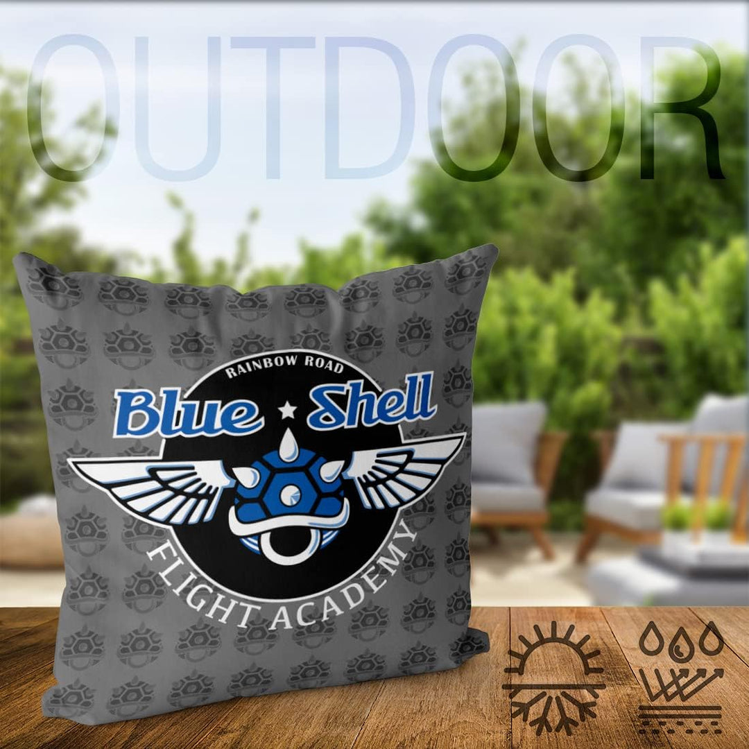 VOID Blue Shell Flight Academy Kissenbezug Kissenhülle Outdoor Indoor, Kissen Grösse:50 x 50 cm, 50