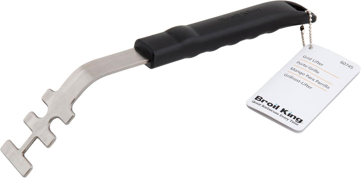 Broil King Grill-/Grillzubehör, Narrow Grillrost-Lifter, Edelstahl, 27 x 5 x 5 cm, 60745
