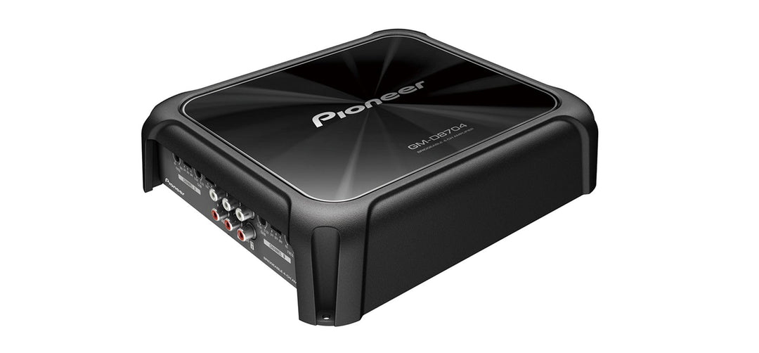 Pioneer GM-D8704 4-Kanal Class-D Verstärker (1.200 W), Variabler TPF & HPF, Sensor für Lautsprechere