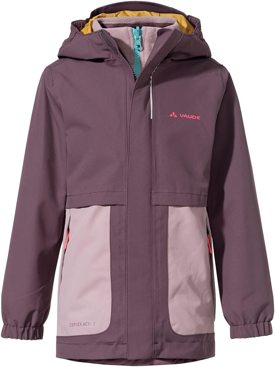 Kids Campfire 3in1 Jacket Girls 110-116 blackberry, 110-116 blackberry
