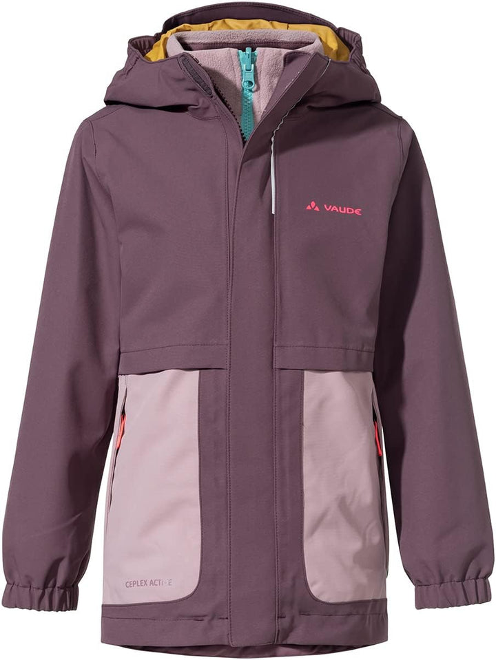 Kids Campfire 3in1 Jacket Girls 110-116 blackberry, 110-116 blackberry