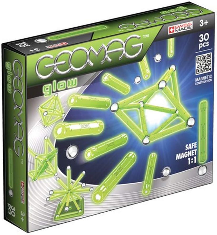 Geomag, Classic Glow 335, Magnetkonstruktionen und Lernspiele, 5 years to 99 years, 30-teilig 30 Stü