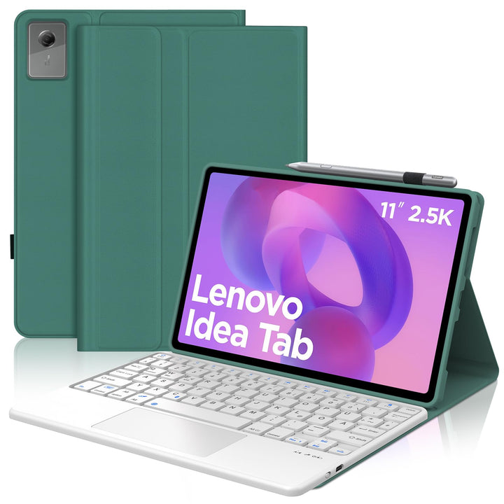 JADEMALL Für Lenovo Idea Tab 11" TB336FU Tastaturhülle mit Touchpad QWERTZ | Mit Touchpad - 120 Tage