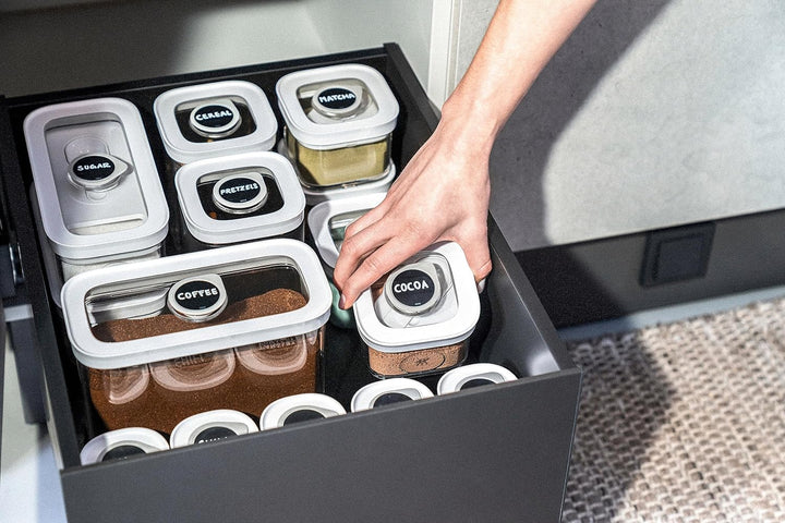 ZWILLING FRESH & SAVE CUBE Box, Grösse 2M, Modulare & Stapelbare Vorratsdose, Luftdichte & Vakuumier