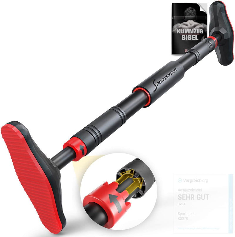 Sportstech Klimmzugstange mit innovativer Gear-Lock Funktion | sicher & schnell ohne Schrauben im Tü